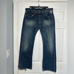 Men's replay grunge distressed jeans